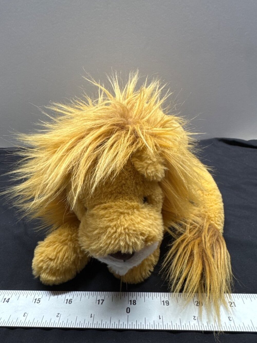 Louie Lion Plush By Jellycat - Soft & Cuddly Toy - Approx. 18 Inches Long - Gold